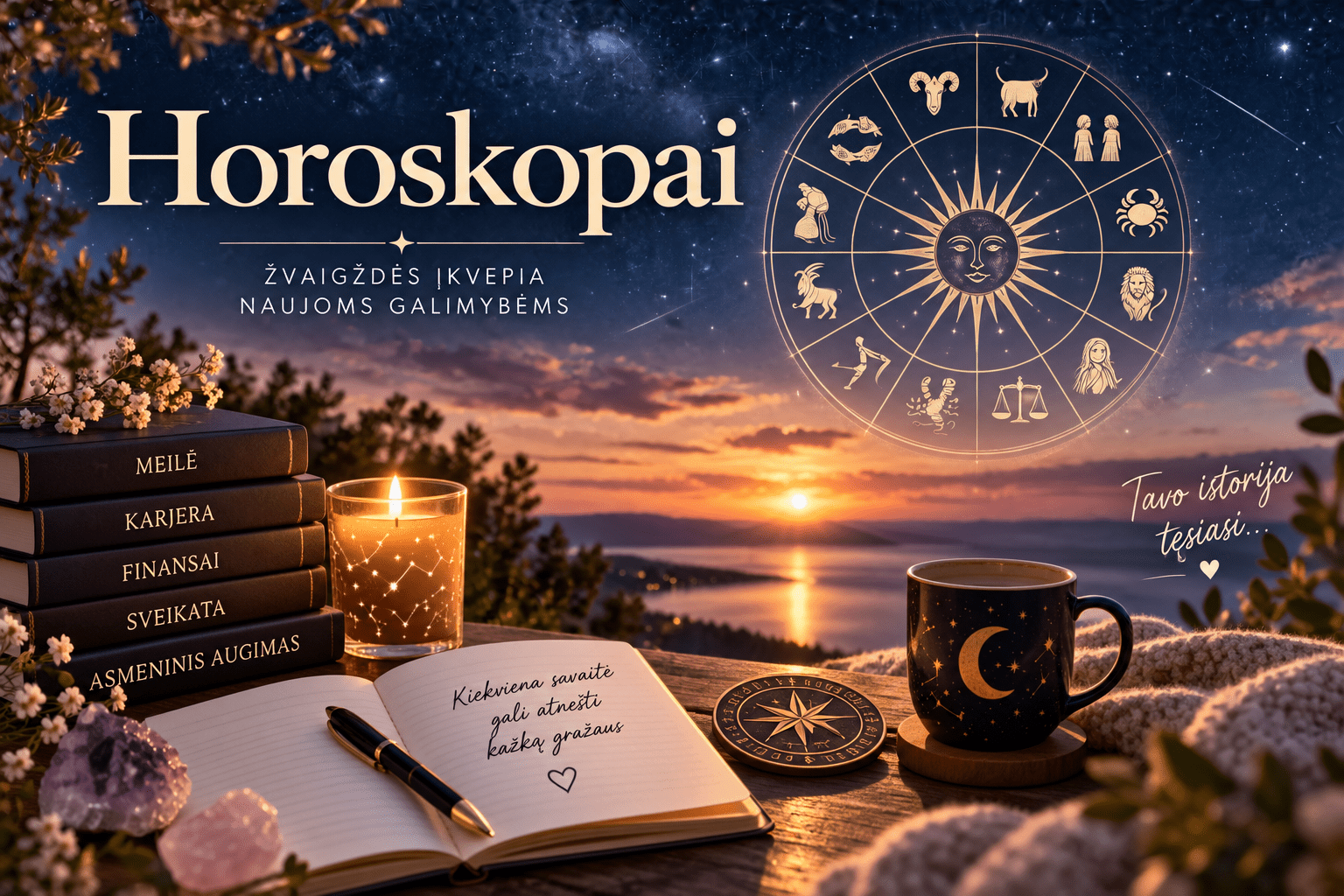 Horoskopai – ko apie save ieškome žvaigždėse?